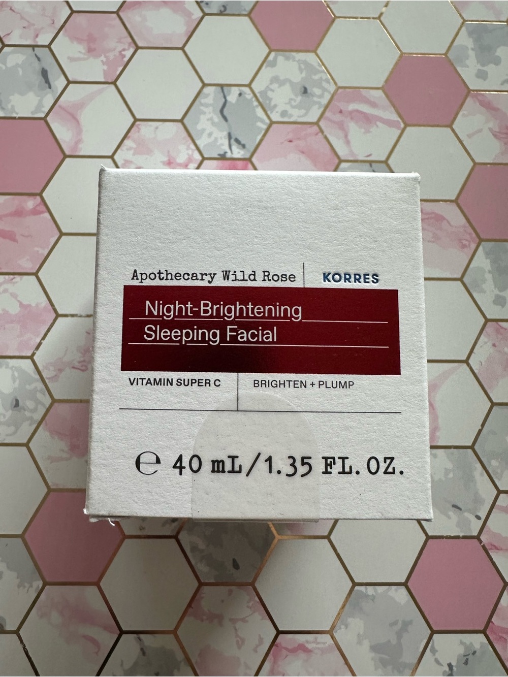 KORRES Apothecary Wild Rose Night Brightening Sleeping Facial